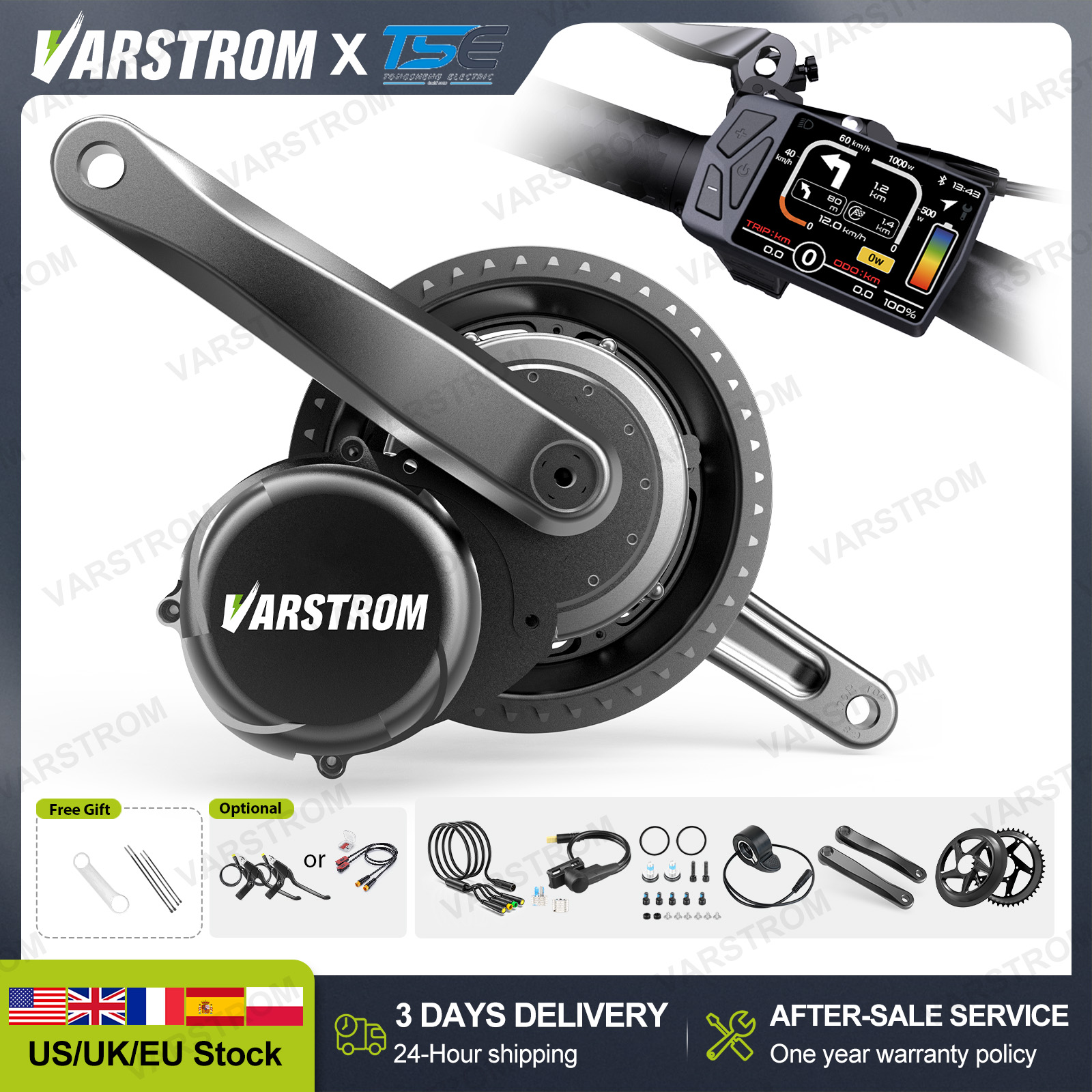 Tongsheng Tsdz2B Mid Drive Motor - [3Entrega no dia] Tongsheng Mid Motor