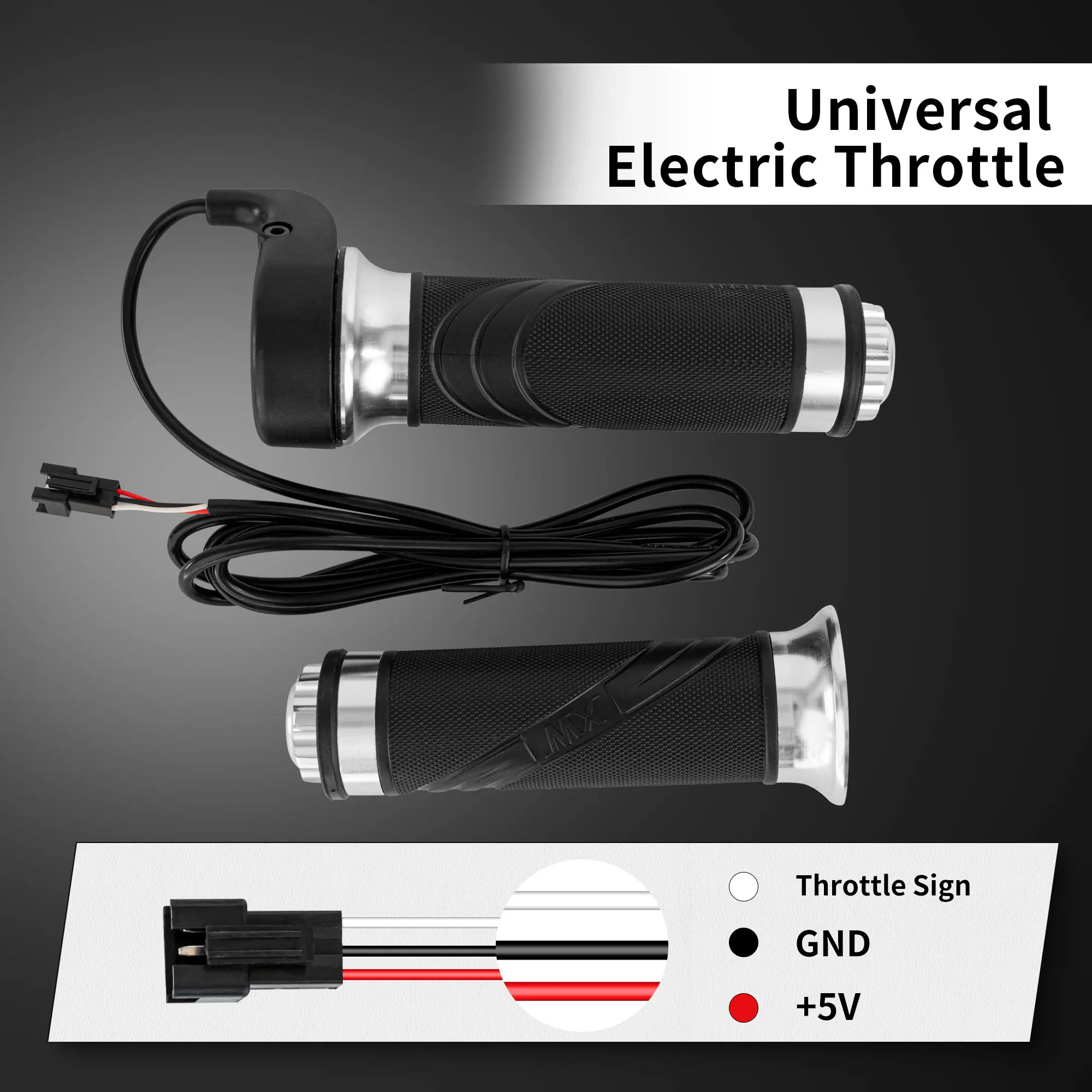 Ebike Conversion Kit 72V 3000W - Bicicleta elétrica torção de acelerador, 12v-72v