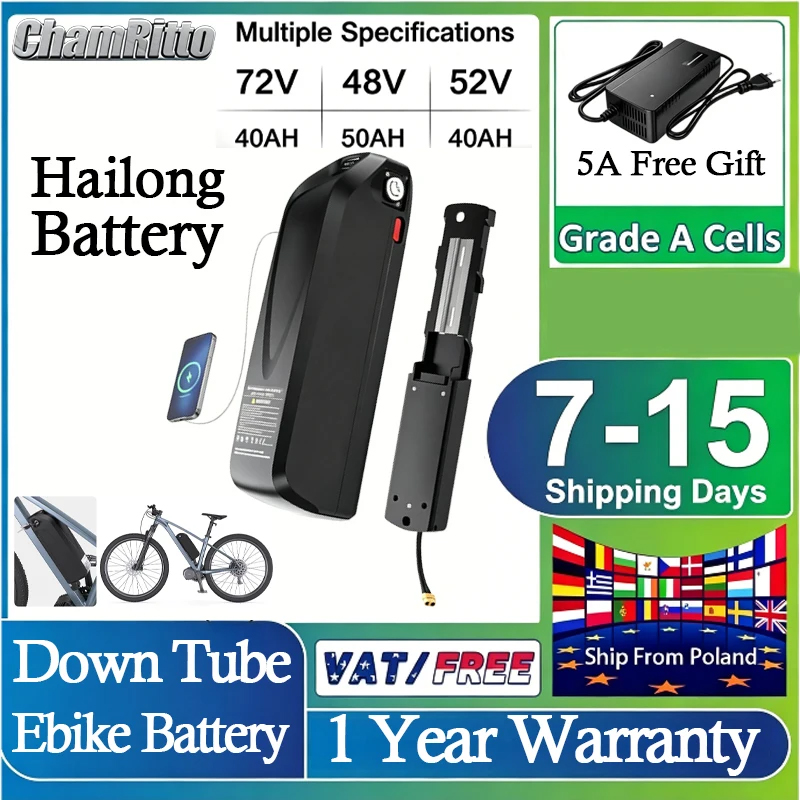 Ebike Conversion Kit 72V 3000W - Kit de conversão 52V 2000w, bateria