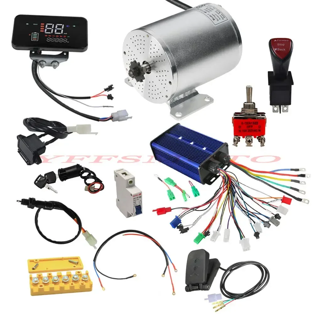 Ebike Conversion Kit 72V 3000W - Motor sem escova 72v 3000w my1020