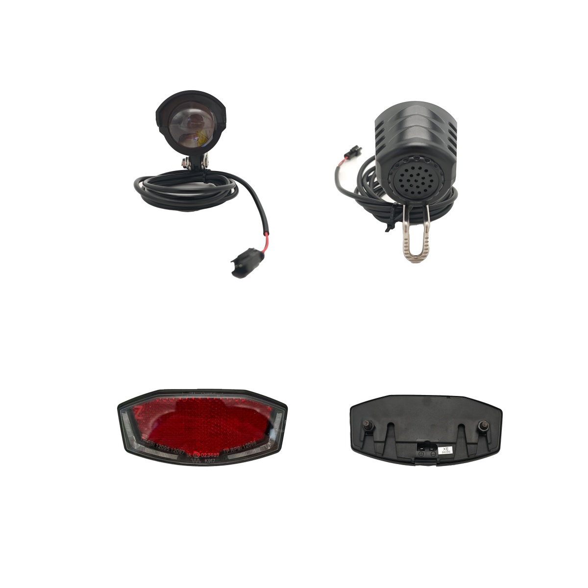 Tongsheng Tsdz2B Mid Drive Motor - Farol e lanterna traseira de 6V