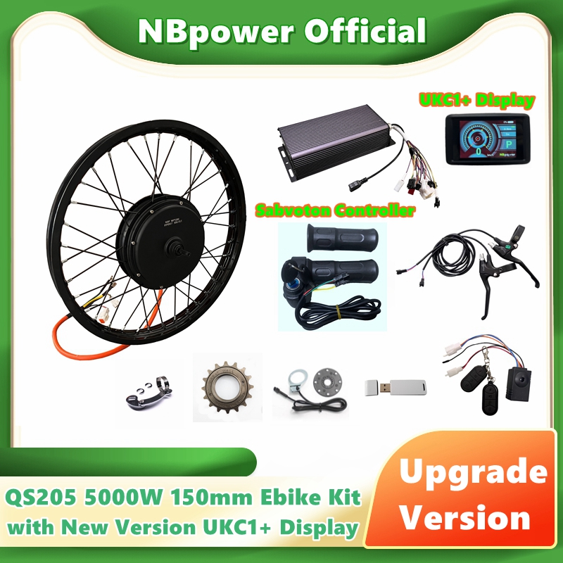 72V 5000W Hub Motor Kit - Nbpower/qs205 5000w v3 150mm motor da