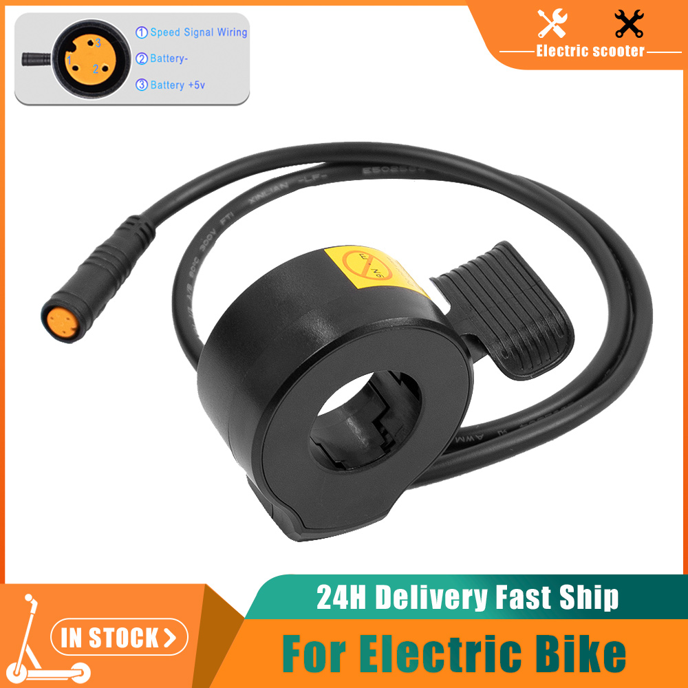 Bafang Bbshd 1000W Conversion Kit - Acelerador de polegar para bicicleta elétrica,