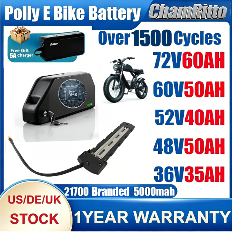 Electric Bicycle Battery 72V 30Ah - Bateria de Lítio para Bicicleta Elétrica