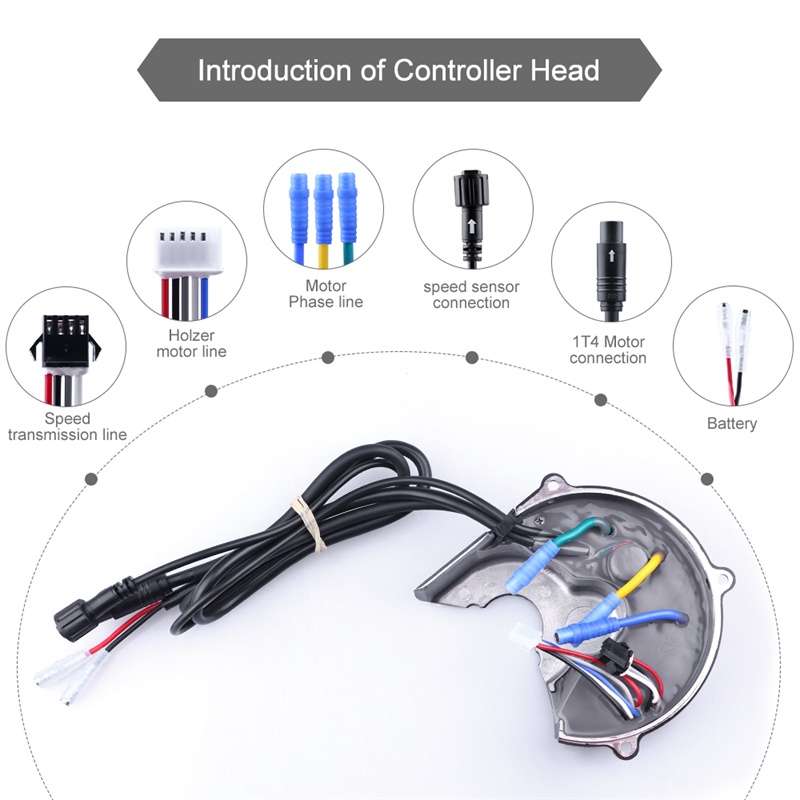 Bafang Bbs02B 48V 750W Mid Drive Kit - Bafang Mid Drive Motor Substituição Controlador,