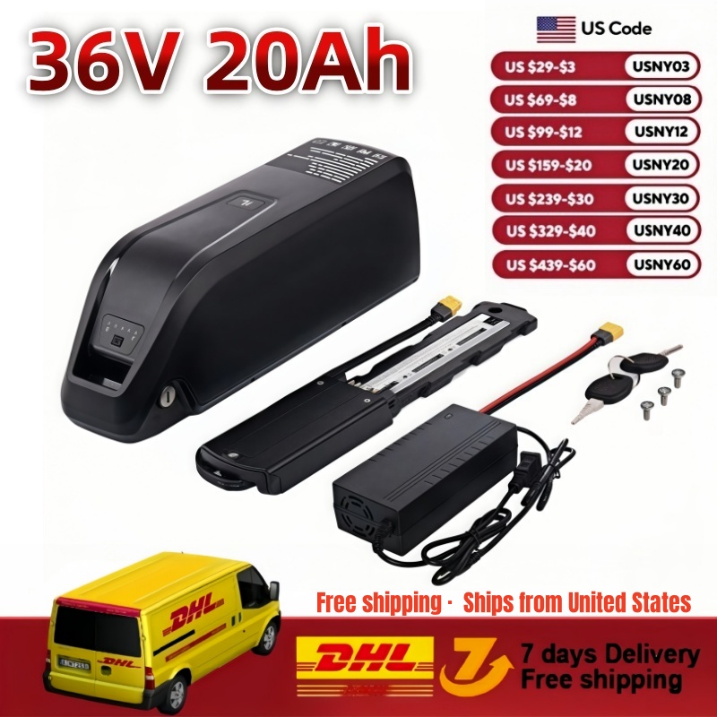 Ebike Battery 48V 20Ah Hailong - Bateria Hailong para E-Bike 36V 48V