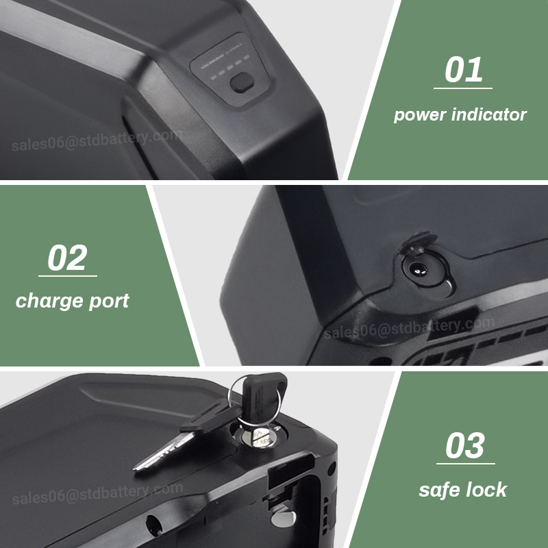 Bateria Downtube para Ebike 52 - Ebike Battery 48V 20Ah Hailong avaliação e preço