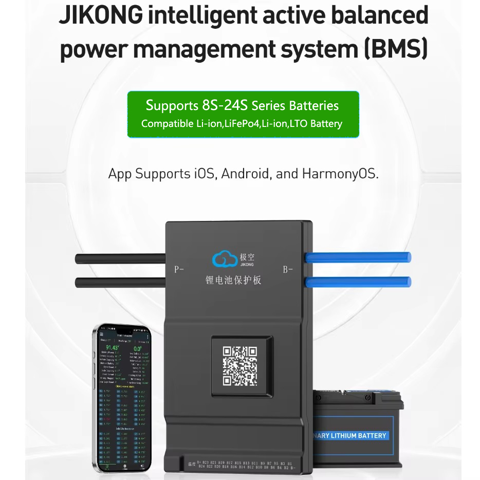 JK BMS Active Balance 150A 1A  - Smart Bms 72V 20S 150A Bluetooth avaliação e preço