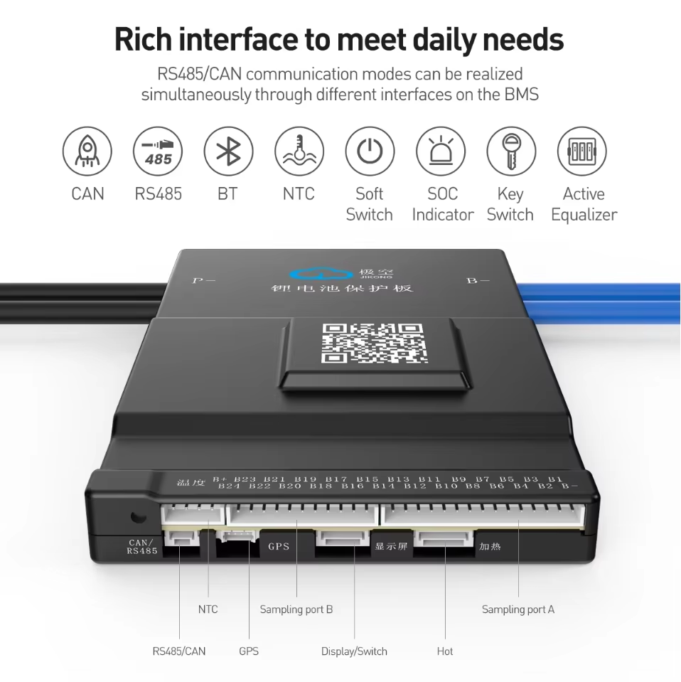 JK BMS Active Balance 150A 1A  - Smart Bms 72V 20S 150A Bluetooth avaliação e preço