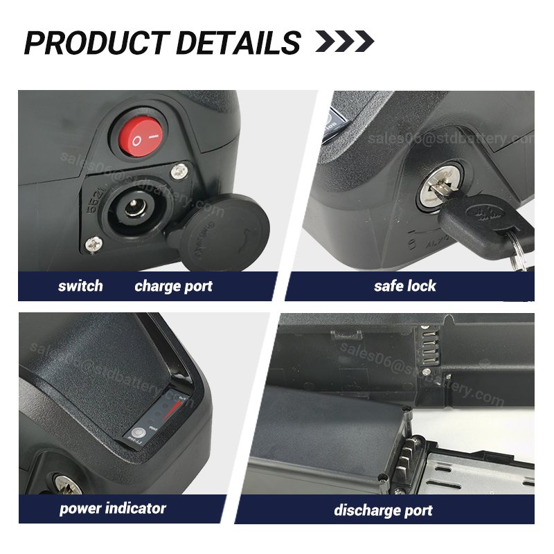 Alx hailong ebike bateria 36v  - Ebike Battery 48V 20Ah Hailong avaliação e preço