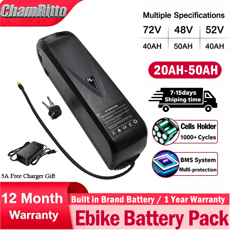 Bateria para Ebike 72V60V 48V  - Ebike Battery 48V 20Ah Hailong avaliação e preço