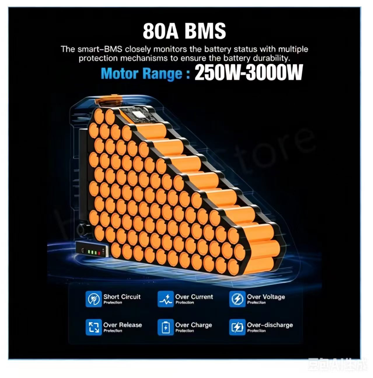 Baterias para Bicicleta Elétri - Electric Bicycle Battery 72V 30Ah avaliação e preço