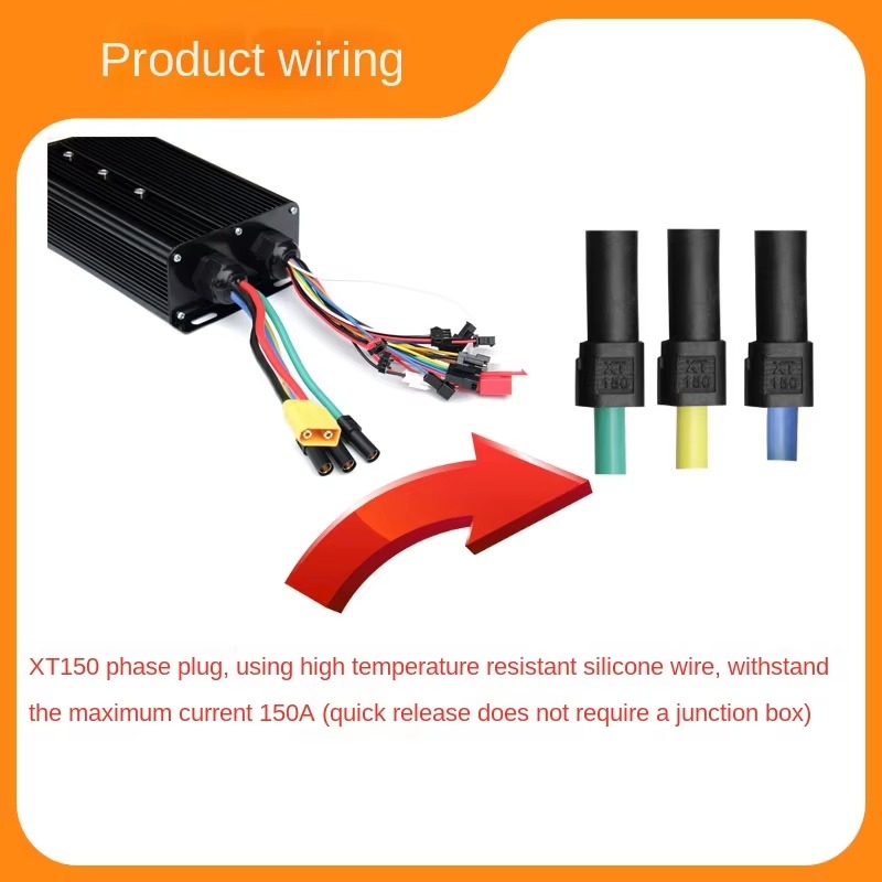 Controlador de Veículo Elétric - Sine Wave Controller 48V 72V 80A avaliação e preço