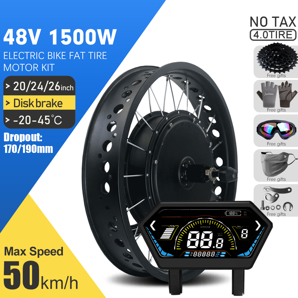 Kit de Bicicleta Elétrica Fat  - Ebike Conversion Kit 72V 3000W avaliação e preço