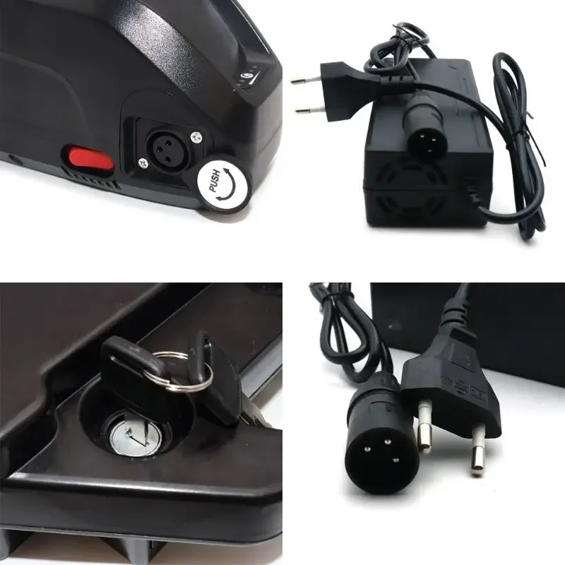 Bateria Hailong 36V 48V 52V 30 - Ebike Battery 48V 20Ah Hailong avaliação e preço
