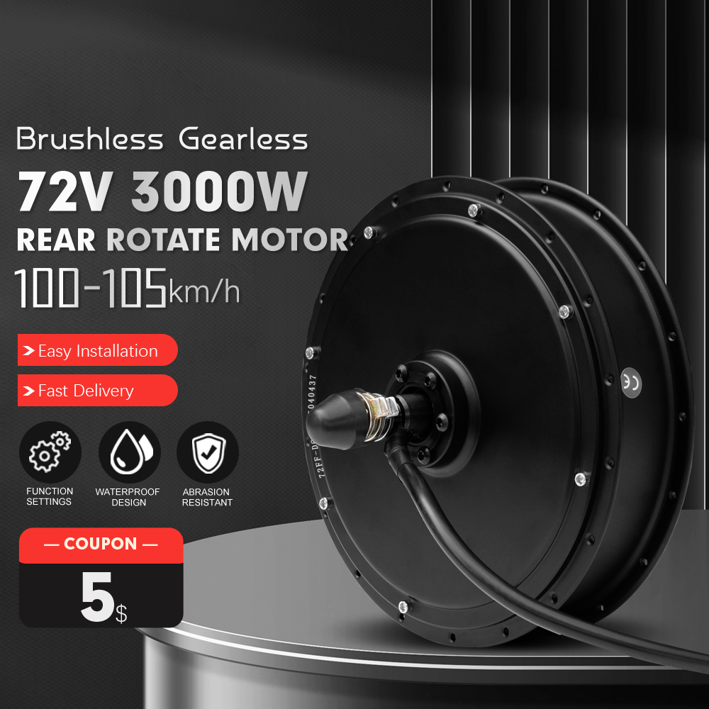 Motor de Bicicleta Elétrica 72 - Ebike Conversion Kit 72V 3000W avaliação e preço