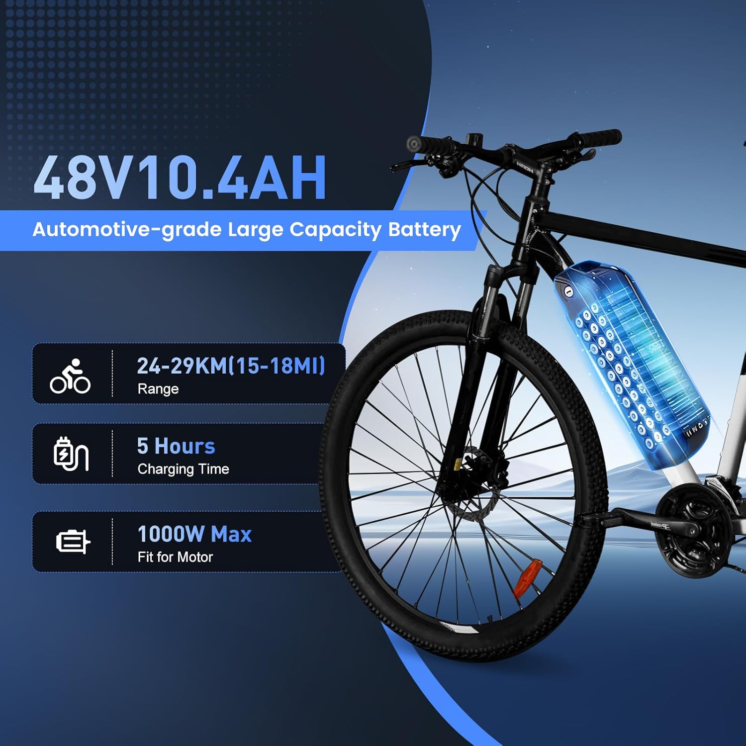 Bateria Hailong Nova de Alta Q - Ebike Battery 48V 20Ah Hailong avaliação e preço