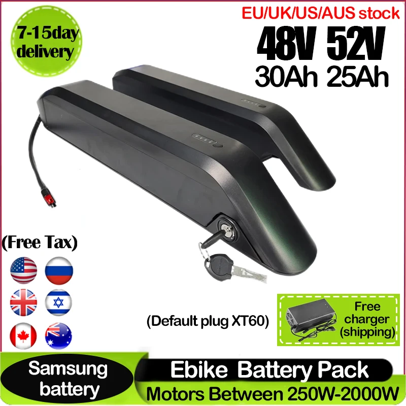 Bateria Original 18650 para E- - Ebike Battery 48V 20Ah Hailong avaliação e preço