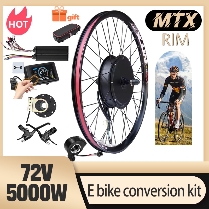 Kit de conversão de bicicleta  - 72V 5000W Hub Motor Kit avaliação e preço