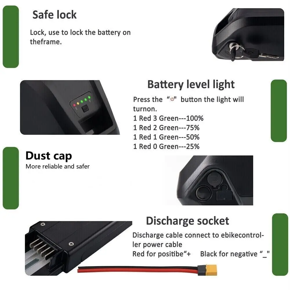 Bateria Hailong para E-Bike 36 - Ebike Battery 48V 20Ah Hailong avaliação e preço